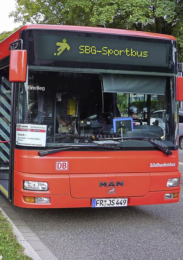 Ab dem kommenden Sonntag fhrt er wieder: der Sportbus.   | Foto: privat