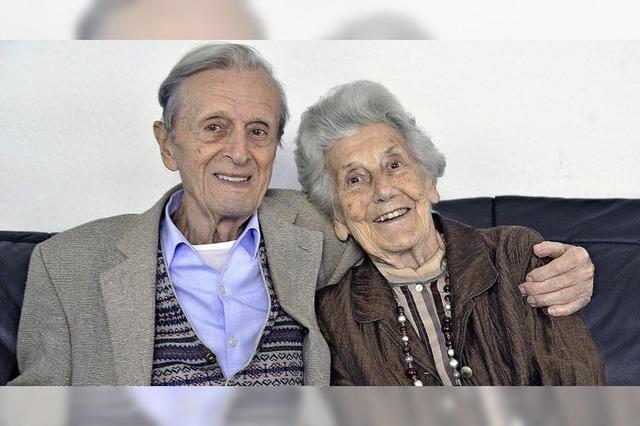 Helga und Christian Göttsching sind seit 70 Jahren verheiratet