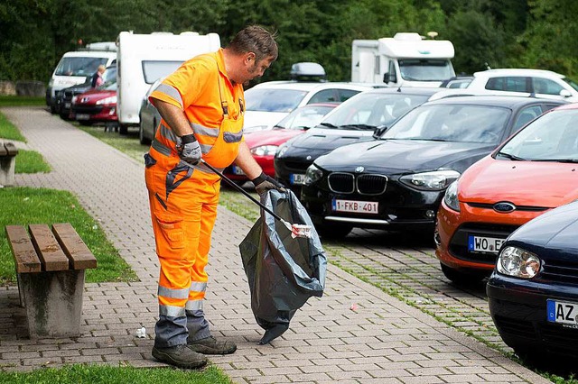 Mll auf Parkpltzen &#8211; ein rgernis   | Foto: Dpa