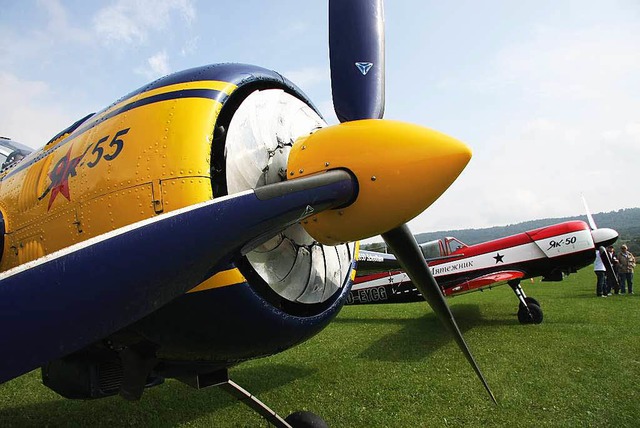 Fliegende Kisten auf  dem Flugplatz Altdorf-Wallburg  | Foto: Privat