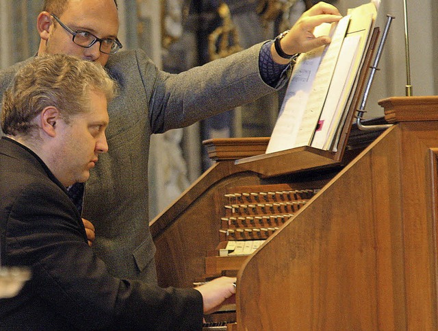 <Text>Der amerikanische Konzertorganis...rant der Orgel,  Eduard Wagner.</Text>  | Foto: Hans Jrgen Kugler