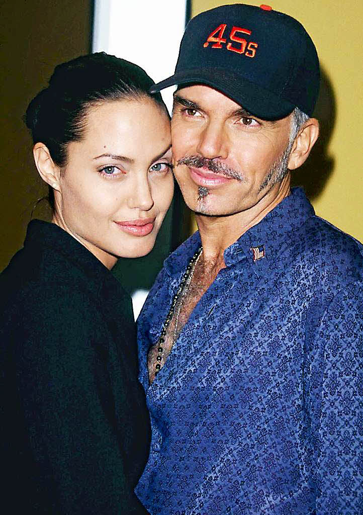2001:  Angelina Jolie mit ihrem damaligen Ehemann Billy Bob Thornton.