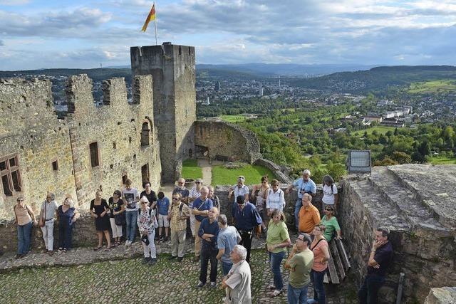 Tiefe Einblicke auf Burg Rtteln