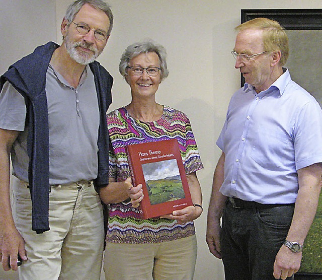 Horst und Christa Grnwald, die 5000. ...mit Museumsleiter Robert Rosenfelder.   | Foto: sub
