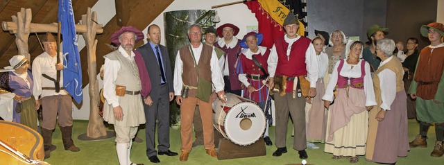 Mit einem Paukenschlag auf der nachgeb...Gruppe aus Staufen  das Mitmachmuseum.  | Foto: Seifried