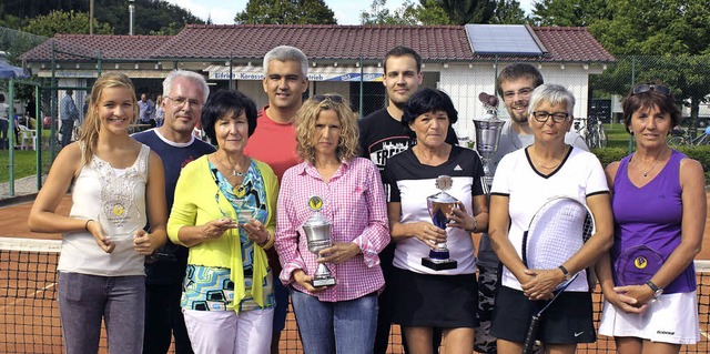 Die Vereinsmeister des  Tennisclubs La...Marianne Gorski und Monika Tiedemann.   | Foto: zvg