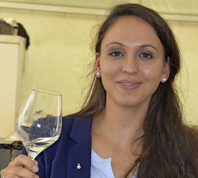 Rebecca Gut moderierte die Weinprobe.  | Foto: gerold Zink