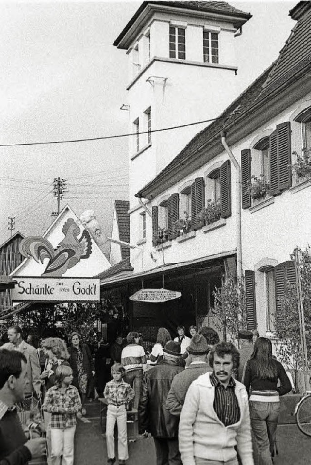 Das Teninger Gassenfest findet wie schon immer rund um das Spritzenhaus statt.  | Foto: Archivfoto: Karlernst Lauffer