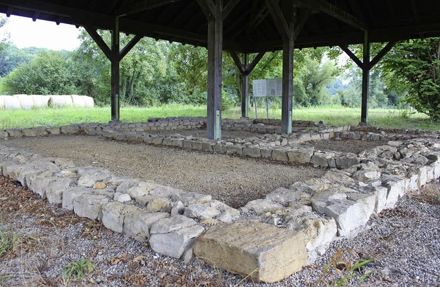 Das rmische Bad bei Merdingen ist ein... 1800 Jahren hohe Wohnkultur gepflegt.  | Foto: Mario Schneberg