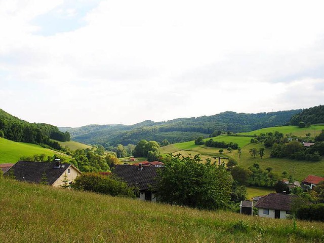 Viel Grn: Das Dorf Mauchen im Landkreis Waldshut.  | Foto: korhummel