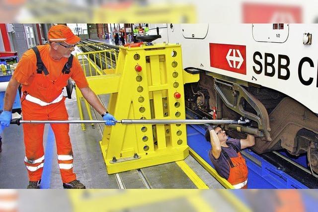 Schweizer Bundesbahn baut Reparaturzentrum für Zugräder