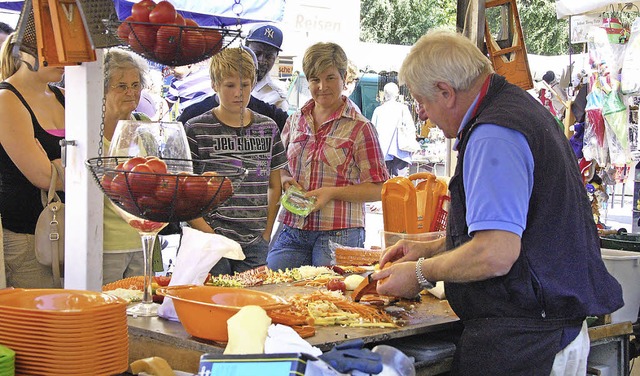 Vorfhrungen gehren beim Herbstjahrmarkt einfach dazu.   | Foto: Frey