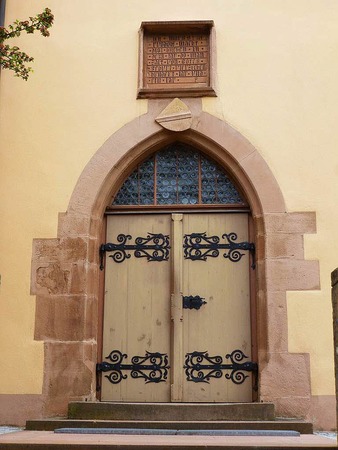 Hans-Dieter Nagel: Eingang der Rttler-Kirche