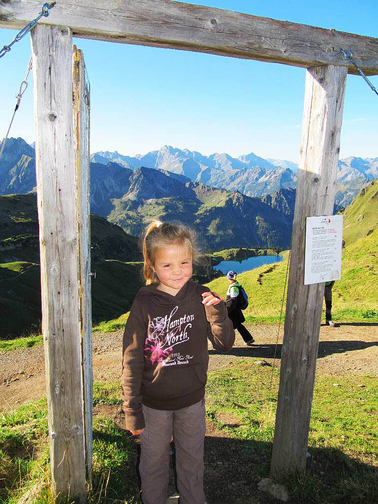 Anja Kiefer-Jurd: Eingang zur Alpenwelt. Oberhalb des Oytals bei Oberstdorf