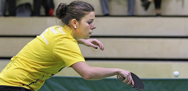 Theresa Lehmann spielt an Position drei bei der DJK.   | Foto: Archiv: Alexandra Buss