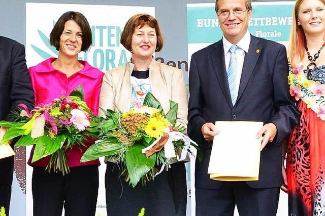 Entente Florale: Goldmedaille plus Sonderpreis fr Rheinfelden