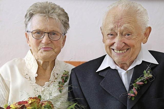 Seit 60 Jahren sind sie ein Ehepaar