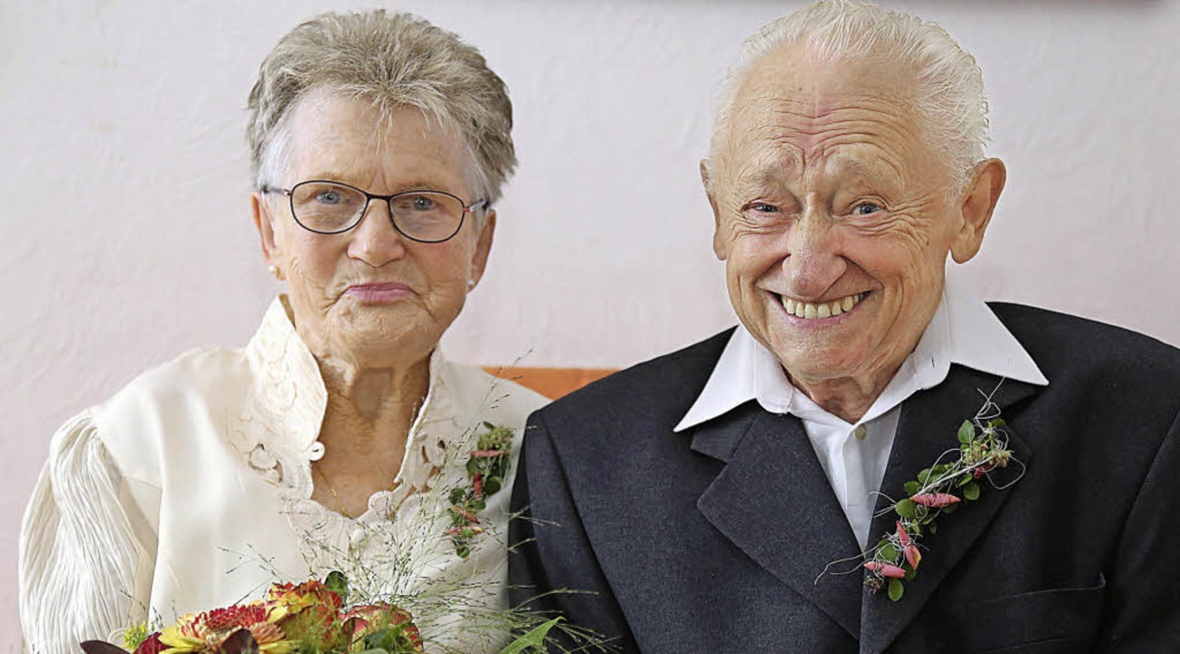 Von 60 Jahren haben Anna und Otto Dubnik geheiratet.   | Foto: s. decoux-kone