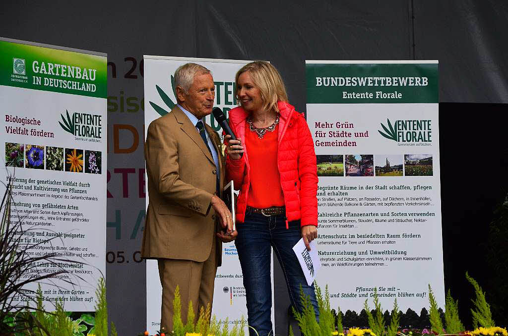 Der Besuch der Landesgartenschau in Gieen hat sich fr Rheinfelden gelohnt. Es gab eine Goldmedaille und einen Sonderpreis.