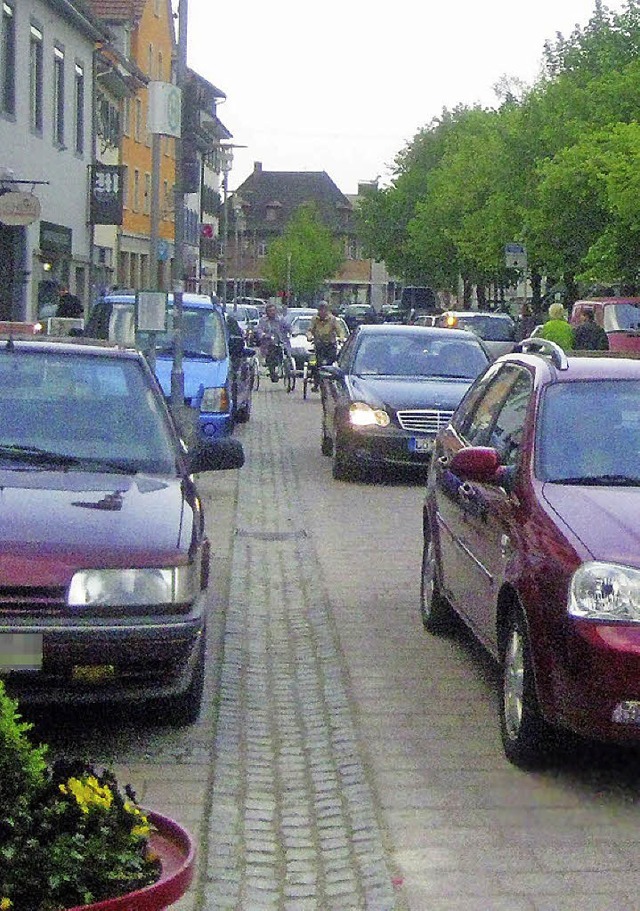 Wird wohl noch einige Zeit bleiben: : ...r zur Marktzeit auf der Hauptstrae.    | Foto: zvg