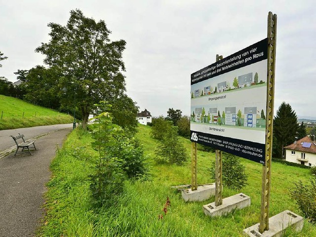 Nicht einfach zu bebauen: die Pferdewiese  unterhalb der Sonnhalde in Herdern.  | Foto: michael bamberger