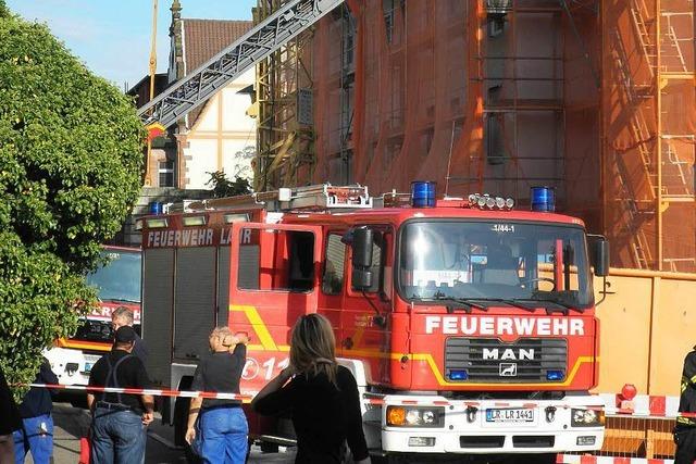 Fugenbrand an Neubau in Lahr