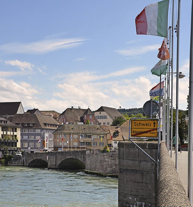 Brckenschlag in die Schweiz heit es fr Rheinfelden im Europa-Wettbewerb.  | Foto: Ingrid Bhm-Jacob