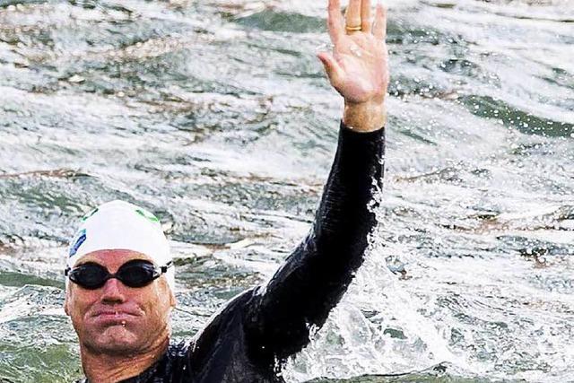 1231 Kilometer im Rhein: Der schwimmende Professor ist zurück