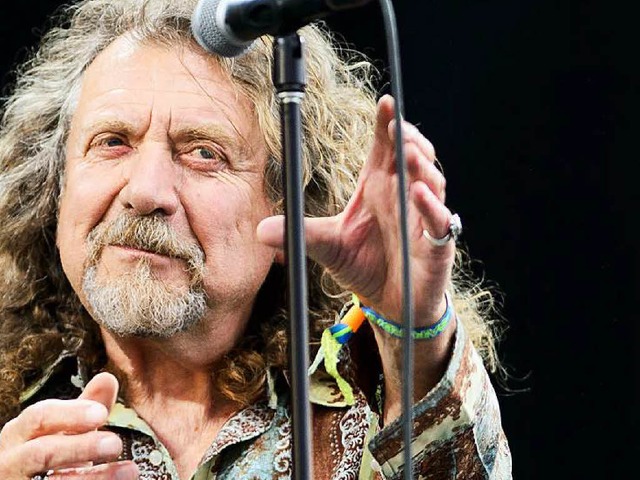 Erwartungen sind dazu da, unterlaufen zu werden: Robert Plant auf der Bhne  | Foto: AFP
