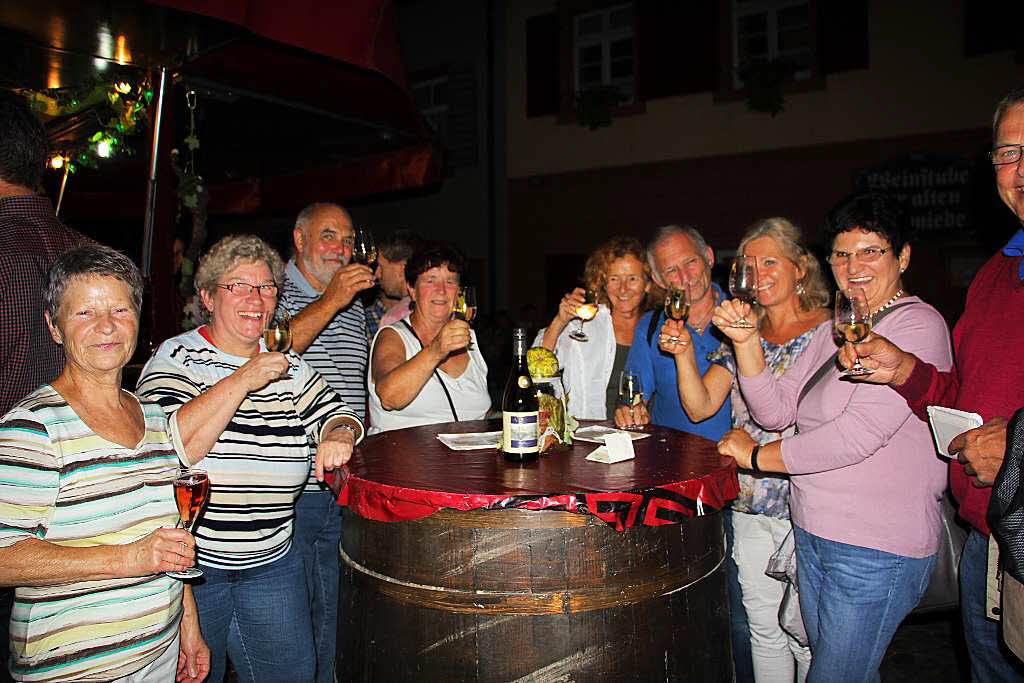 Impressionen vom Weinfest in der Burkheimer Mittelstadt