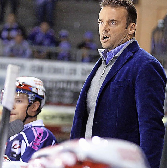Wild-Wings-Trainer Stefan Mair war tro... mit der Teamleistung nicht zufrieden.  | Foto: Direvi
