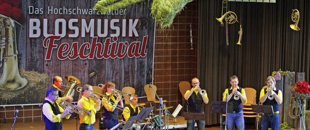 BRASSTscho:   Die Schwarzwlder Brassband in Brass-Dur   | Foto: Wolfgang Scheu