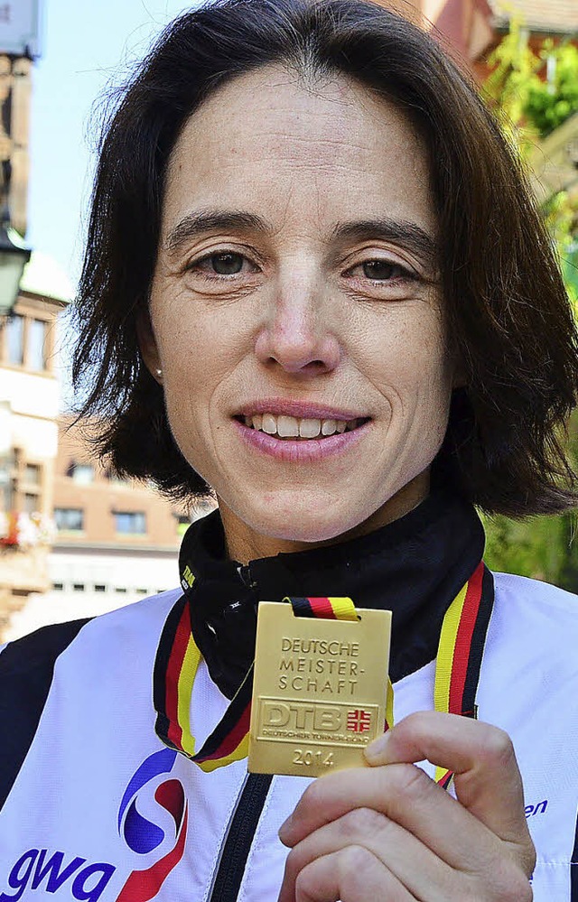 Zum zwlften Mal Deutsche Meisterin: Meike Jaeger   | Foto: Max Schuler