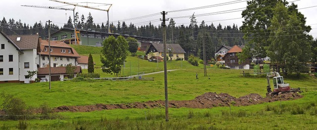 <Text>Die Zufahrt zum Brandweiher in K...rund) ihren Betrieb erweitert. </Text>  | Foto: Liane Schilling