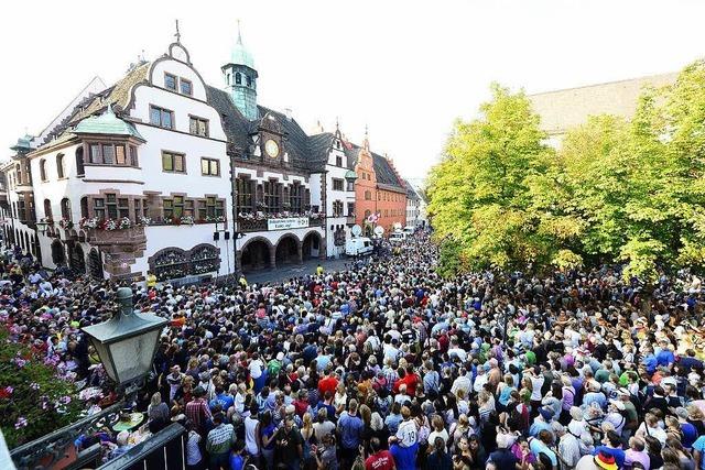 Fotos: So schn hat Freiburg Jogi Lw empfangen