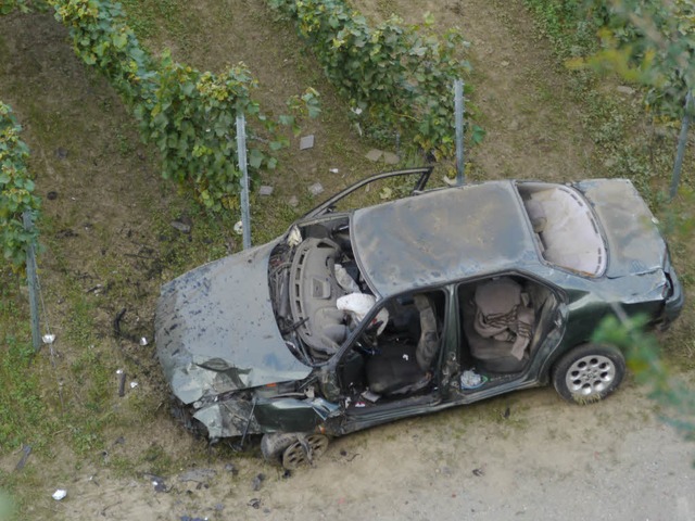 Ein familirer Konflikt im Kaiserstuhl...glckte nach der Tat in den Weinreben.  | Foto: kamera24.tv