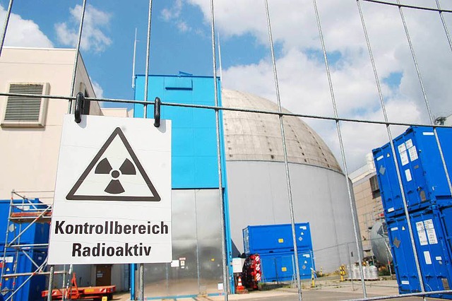 Jetzt geht es beim Rckbau an den radioaktiven Teil des Kraftwerks.  | Foto: Hans georg Frank