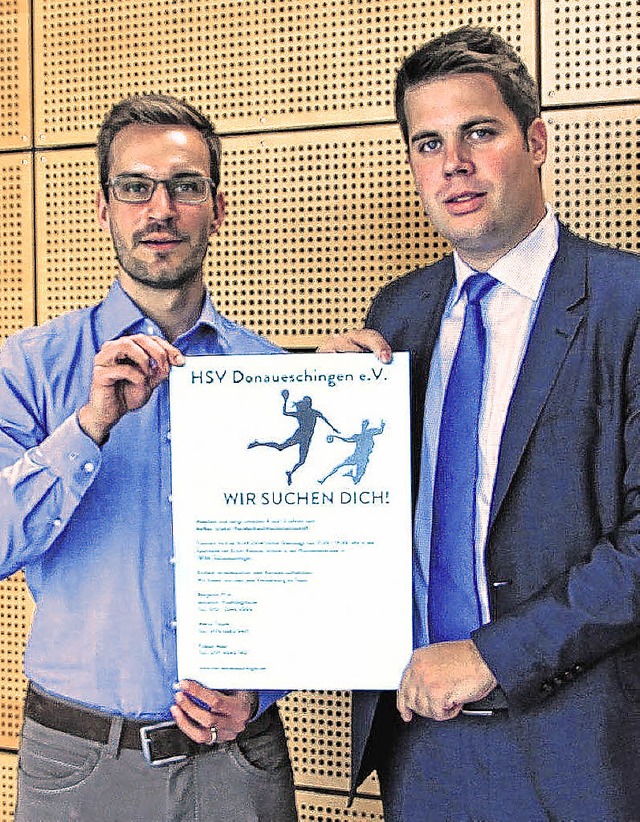 Fr eine schlagkrftige Jugendmannscha...orsitzender des Handballsportvereins.   | Foto: Hubrich