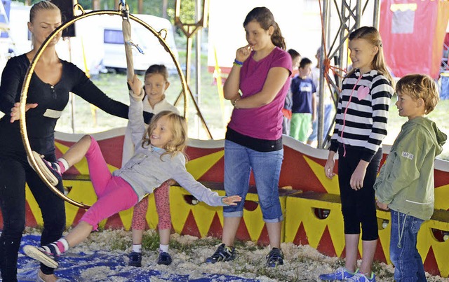 In Kandern feierte das Zirkusprojekt eine erfolgreiche Premiere.   | Foto: ARCHIV: Maier