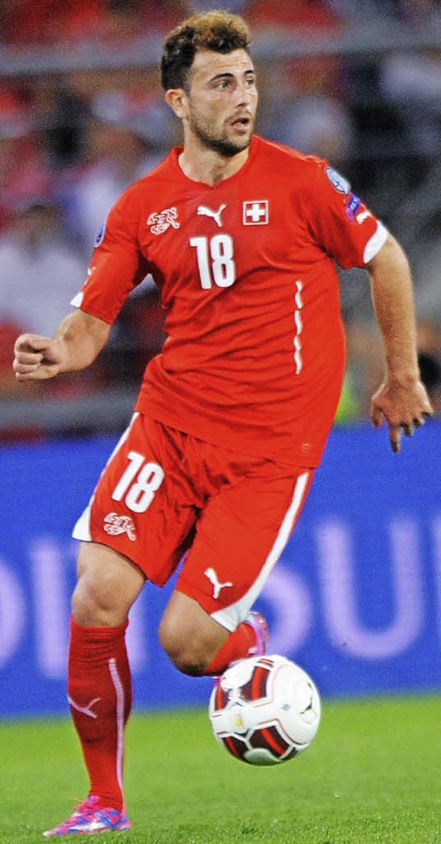 Admir Mehmedi im Lnderspiel der Schweiz gegen England  | Foto: schn