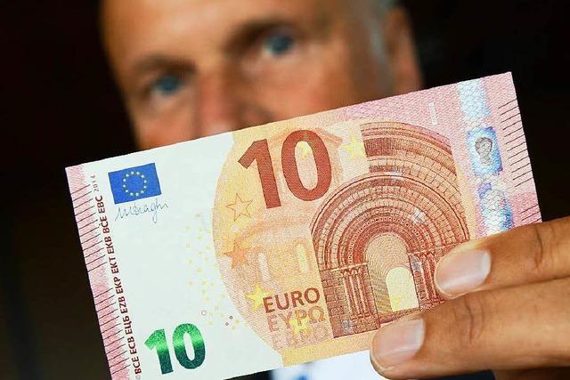 Ende September kommt der neue Zehn-Euro-Schein