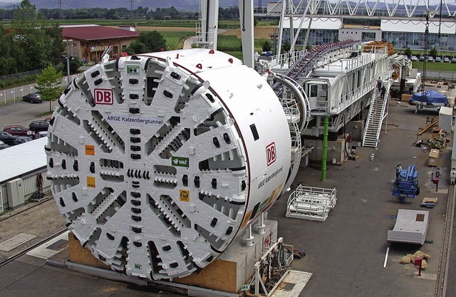 Tunnelvortriebsmaschinen von Herrenkne...mmer schwerer, Fachkrfte zu finden.    | Foto: DB Projektbau