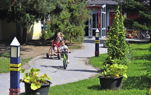 Der Kindergarten in der Leistnerstrae hat eine neue Kche erhalten.   | Foto: Stadt