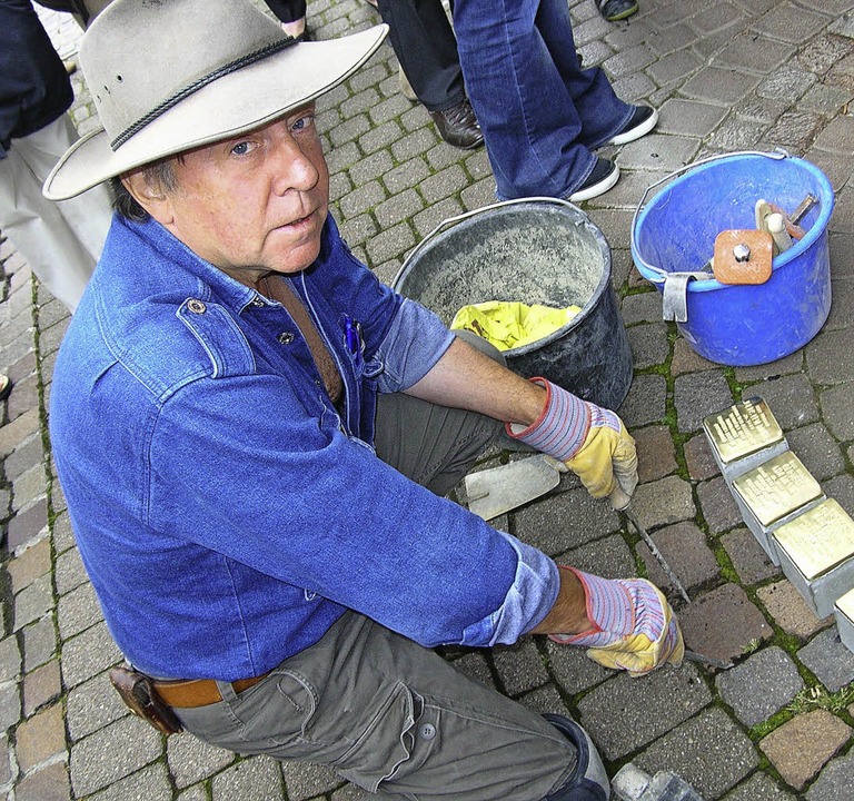 In Badenweiler hat der Künstler Gunter Demnig schon  Stolpersteine verlegt.  | Foto: MICHAELIS