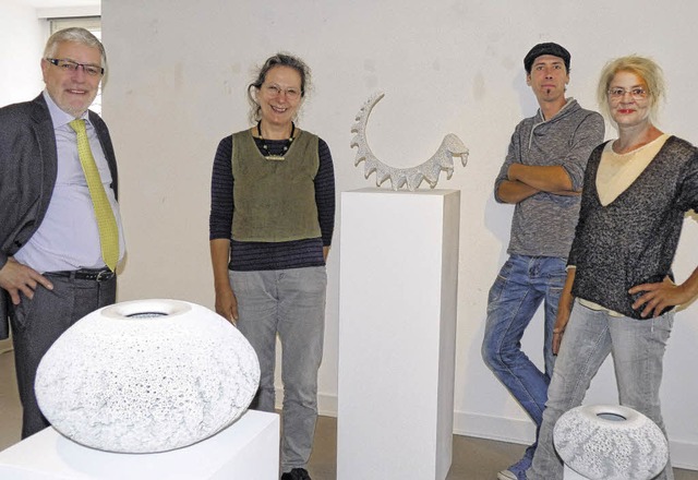 Keramik-Knstler aus ganz Deutschland ...nbach, Frank Schillo und Petra Wolf.    | Foto: Lendle