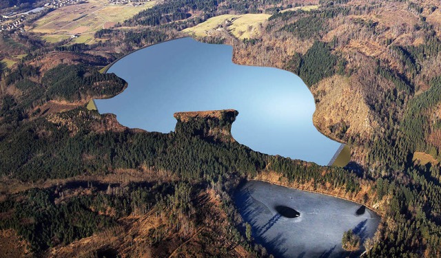 Die baden-wrttembergische Landesregie...rhalb des Bergsees bei Bad Sckingen.   | Foto: Archivfoto: Schluchseewerk