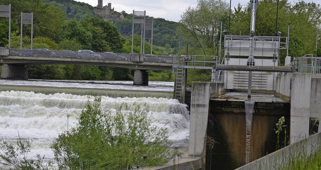 Die Wasserkraftanlage am Tumringer Wehr   | Foto: Sabine Ehrentreich