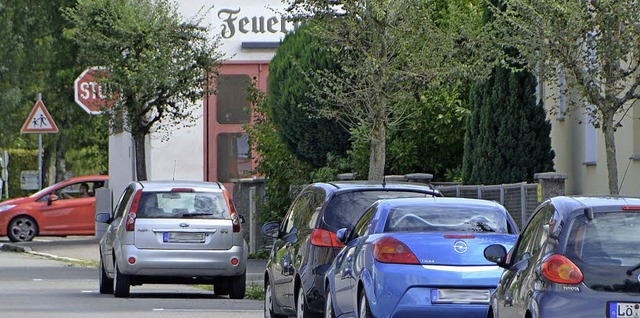 Das Gertehaus der Feuerwehrabteilung ...in der Wohnbebauung und ist zu klein.   | Foto: Peter Gerigk