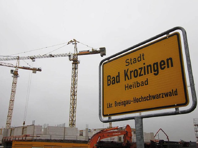 Muss dieses Schild demnchst ausgetaus...tus einer Groen Kreisstadt ins Spiel.  | Foto: Susanne Mller