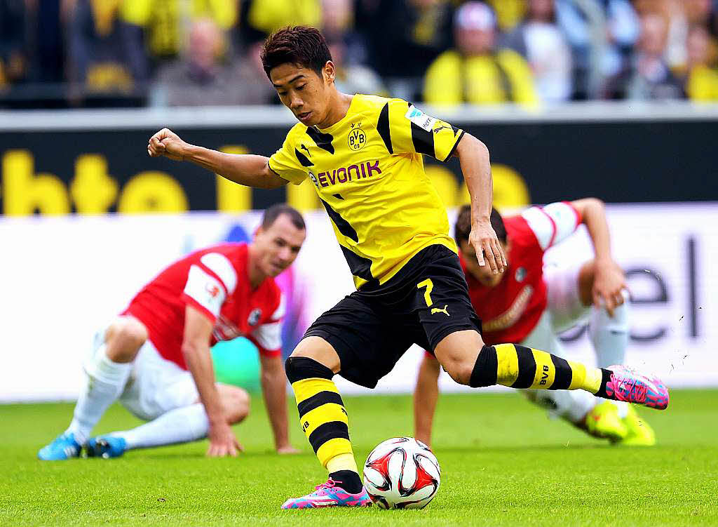 Einen Treffer vorbereitet, einen selbst erzielt: Rckkehrer Shinji Kagawa.